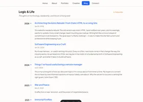 New website - Creative page