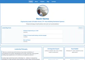 Old website - Home page